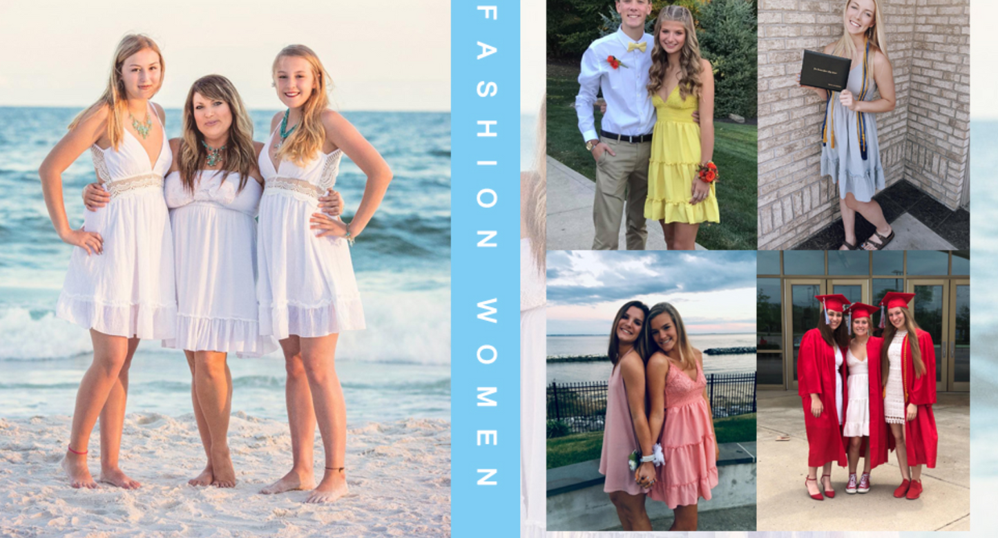 Womens V-Neck Spaghetti Strap Bowknot Backless Sleeveless Lace Mini Swing Skater Dress