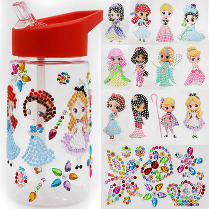 Decorate Your Own Water Bottle for Girls Age 6-8 - Cool 6 Year Old Girl Gifts Idea