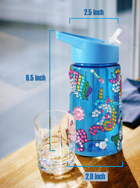 Decorate Your Own Water Bottle for Girls Age 6-8 - Cool 6 Year Old Girl Gifts Idea