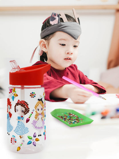 Decorate Your Own Water Bottle for Girls Age 6-8 - Cool 6 Year Old Girl Gifts Idea