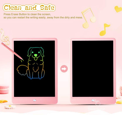 LCD Writing Tablet 10 Inch Kids Colorful Doodle Board Drawing, Educational and Learning Toy Gift for 2-6 Years Old Boy and Girls