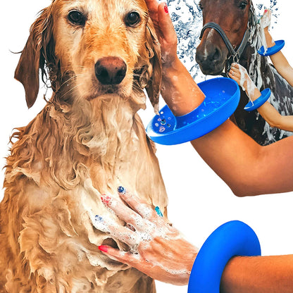 Drip Catcher Cuffs - Prevent Soap, Water, from Running Down Arms While Grooming with Pets Shampoo and Conditioner, Washing Supplies Pet Bathing Tool