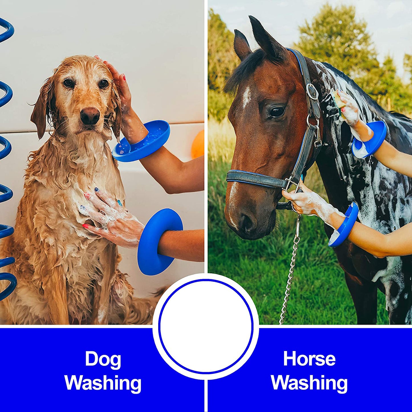 Drip Catcher Cuffs - Prevent Soap, Water, from Running Down Arms While Grooming with Pets Shampoo and Conditioner, Washing Supplies Pet Bathing Tool